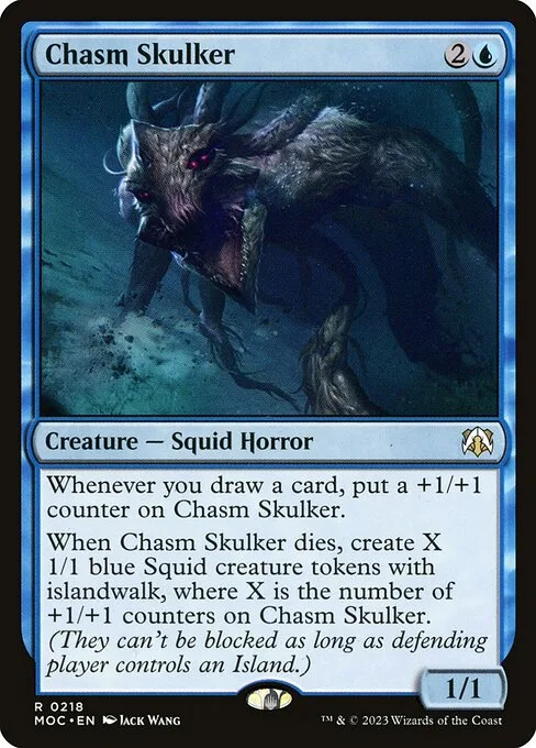 Chasm Skulker · March of the Machine Commander 218/450