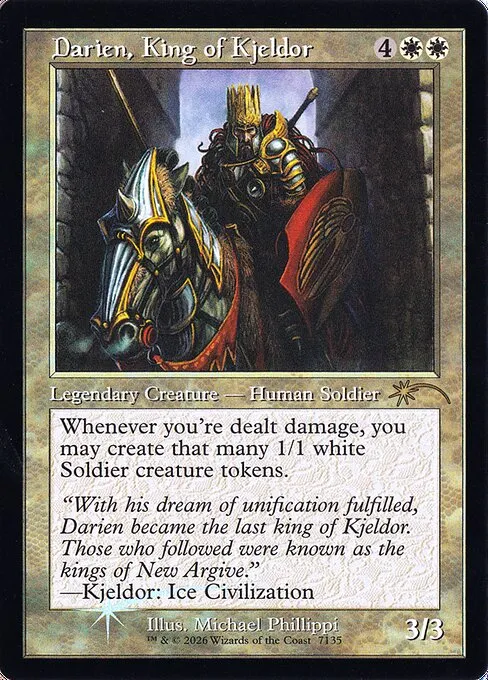 Darien, King of Kjeldor · Secret Lair Drop 7135/2547