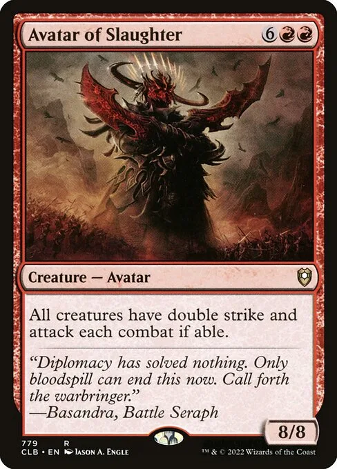 Avatar of Slaughter · Commander Legends: Battle for Baldur's Gate 779/936