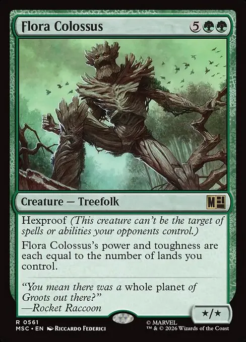 Flora Colossus · Marvel Super Heroes Commander 561/9