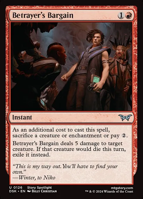 Betrayer's Bargain · Duskmourn: House of Horror 126/419