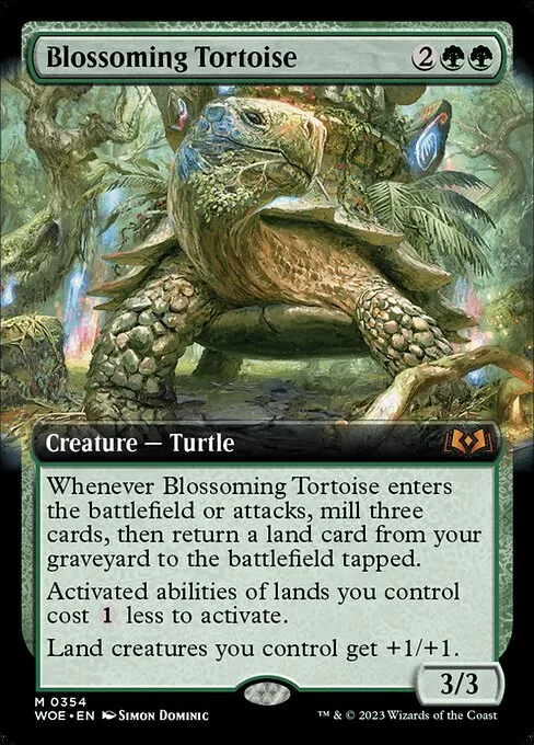 Blossoming Tortoise · Wilds of Eldraine 354/381