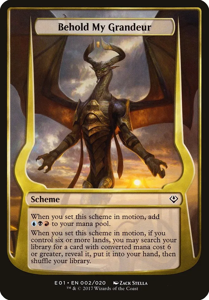 Behold My Grandeur · Archenemy: Nicol Bolas Schemes 2★/20