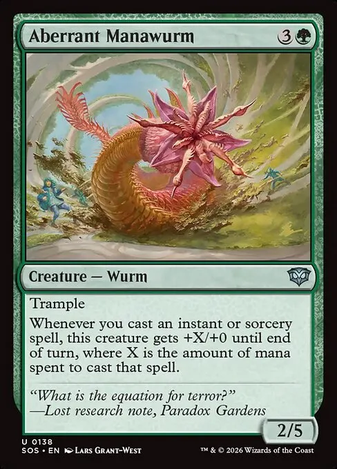 Aberrant Manawurm · Secrets of Strixhaven 138/368