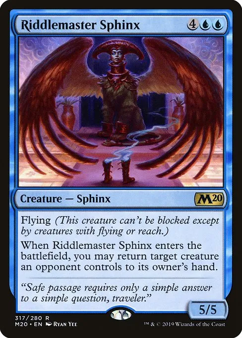 Riddlemaster Sphinx · Core Set 2020 317/346