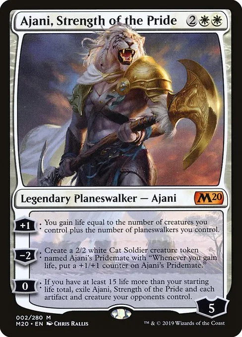 Ajani, Strength of the Pride · Core Set 2020 2/346