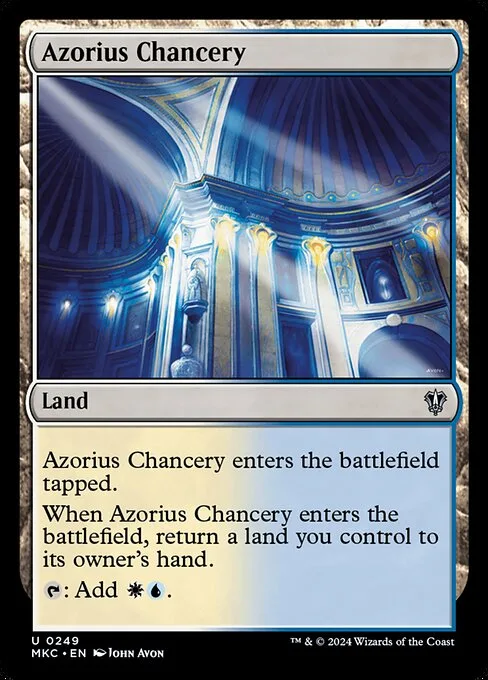 Azorius Chancery · Murders at Karlov Manor Commander 249/358