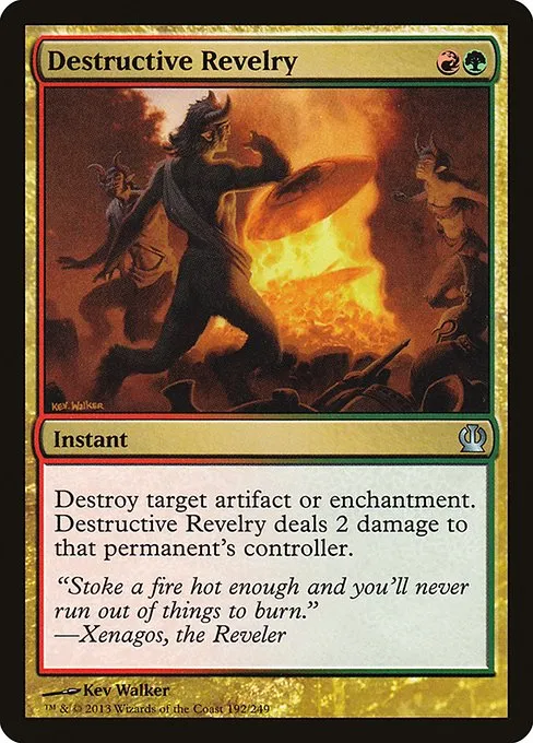Destructive Revelry · Theros 192/249