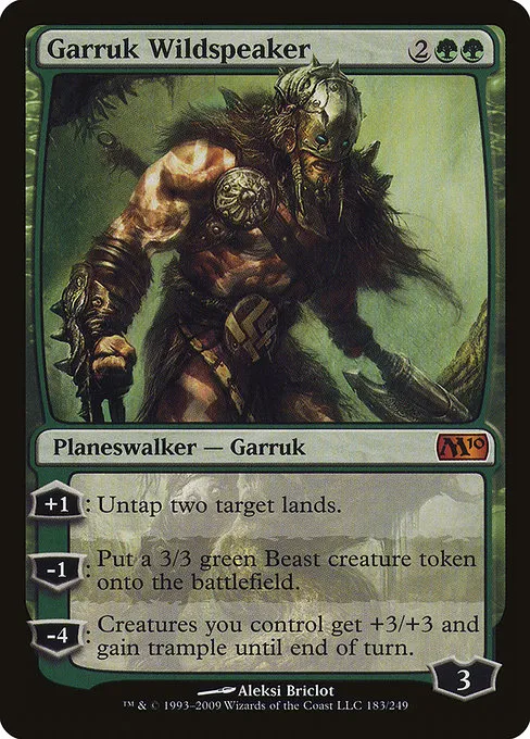 Garruk Wildspeaker · Magic 2010 183/249