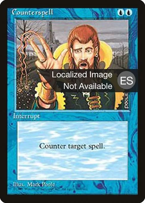 Counterspell · Fourth Edition Foreign Black Border 65/378