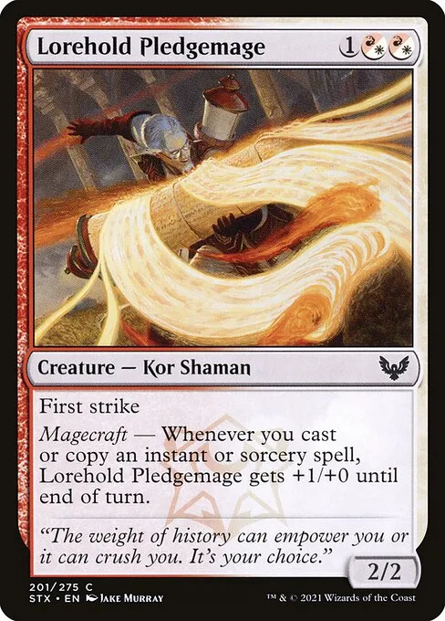 Lorehold Pledgemage · Strixhaven: School of Mages 201/393