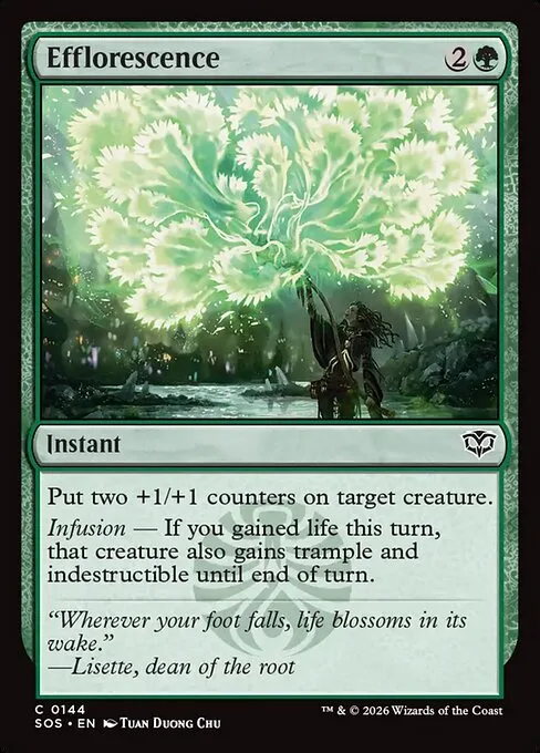 Efflorescence · Secrets of Strixhaven 144/368