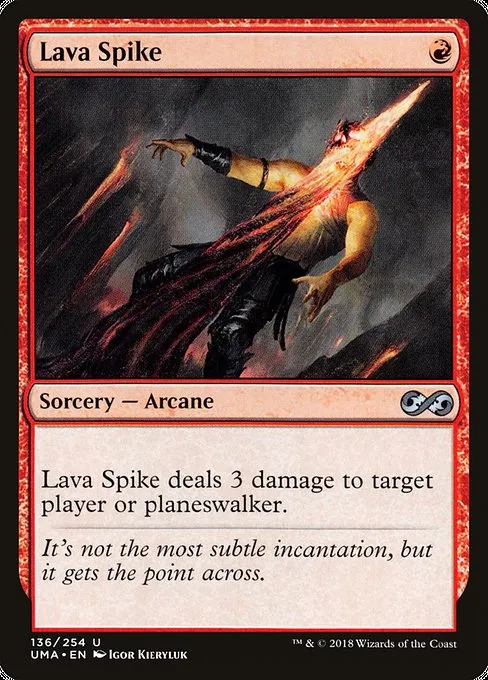 Lava Spike · Ultimate Masters 136/254