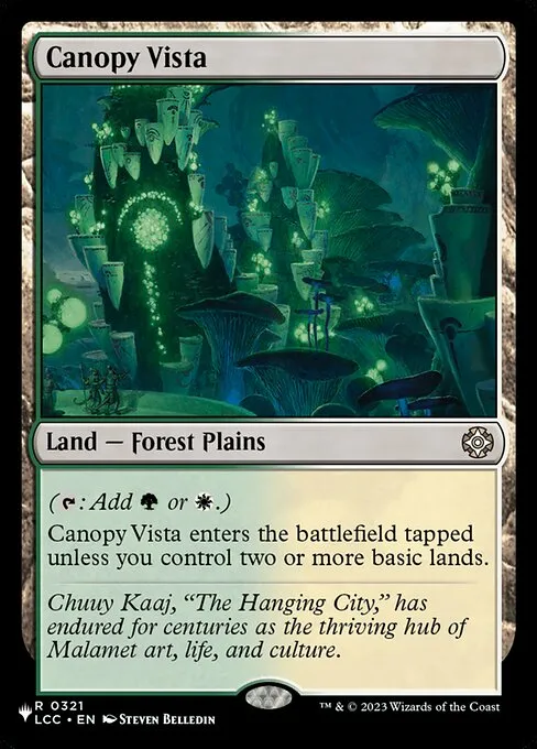 Canopy Vista · The List LCC-321/5050