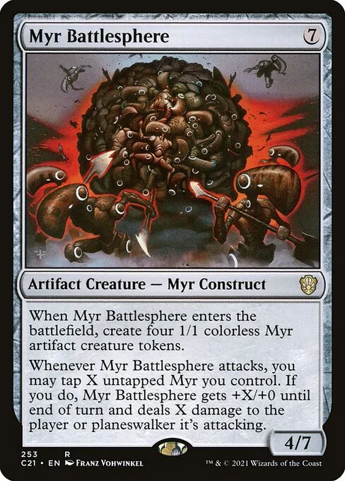 Myr Battlesphere · Commander 2021 253/409