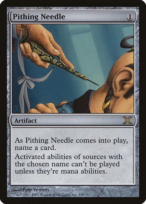 Pithing Needle · Tenth Edition 338/510