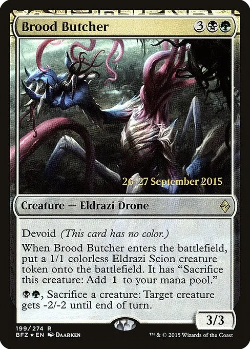 Brood Butcher · Battle for Zendikar Promos 199s/90