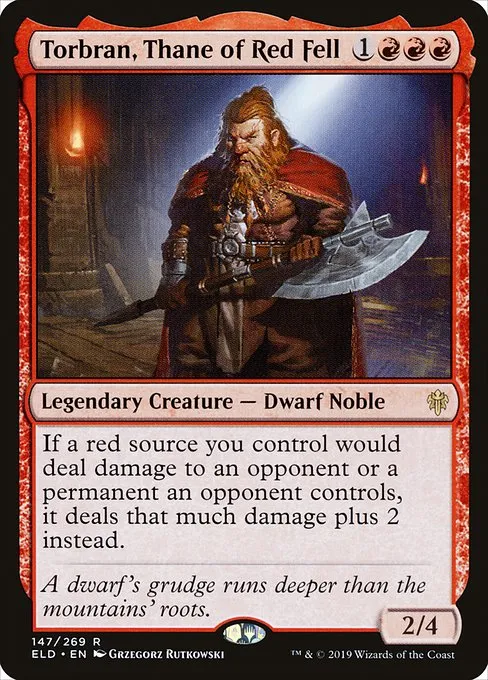 Torbran, Thane of Red Fell · Throne of Eldraine 147/398