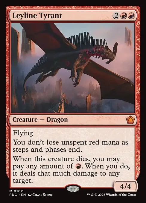 Leyline Tyrant · Foundations Commander 162/3