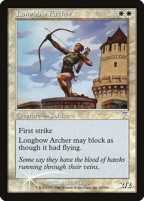Longbow Archer · Seventh Edition 26★/708