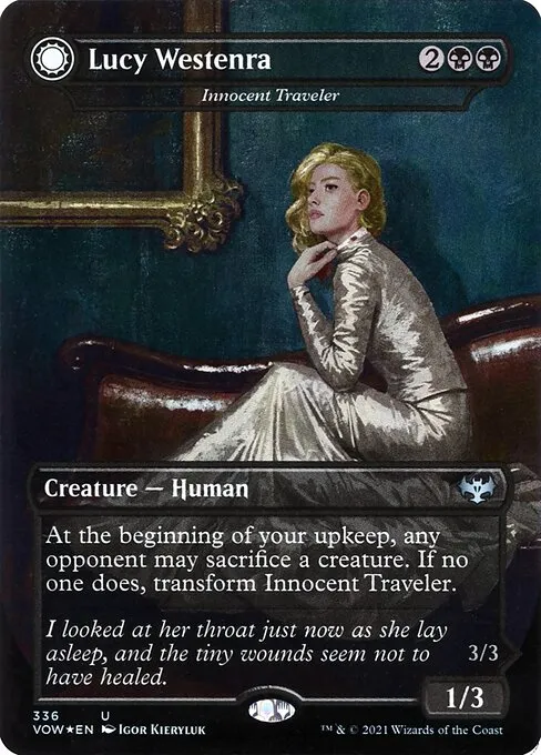 Innocent Traveler // Malicious Invader · Innistrad: Crimson Vow 336/423