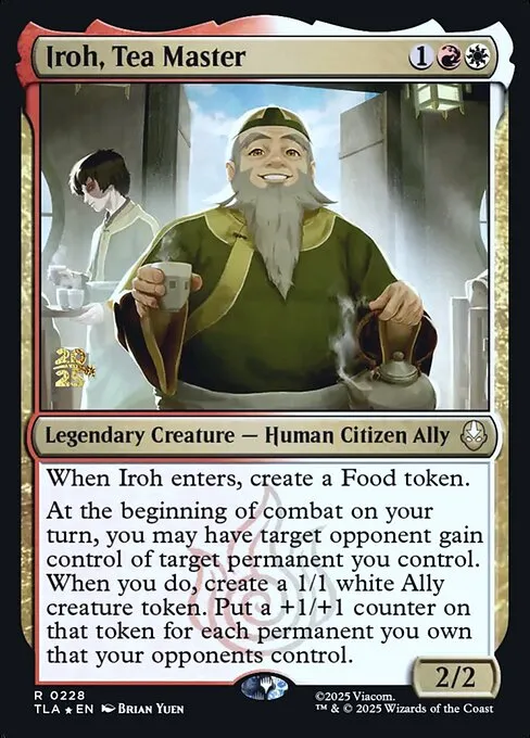 Iroh, Tea Master · Avatar: The Last Airbender Promos 228s/80