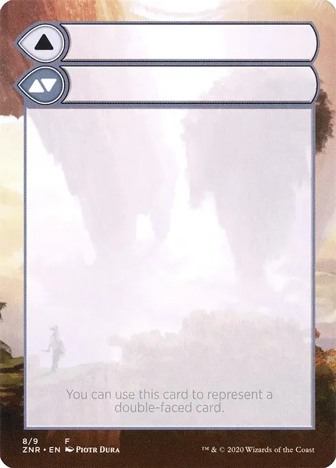 Double-Faced Substitute Card · Zendikar Rising Substitute Cards 8/9