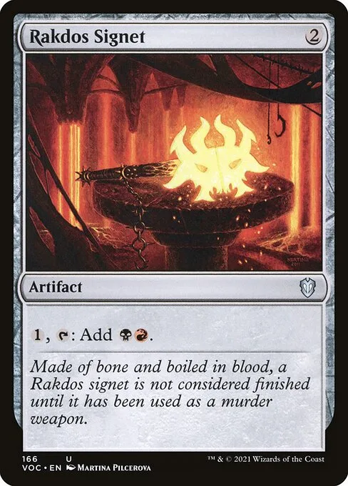 Rakdos Signet · Crimson Vow Commander 166/188