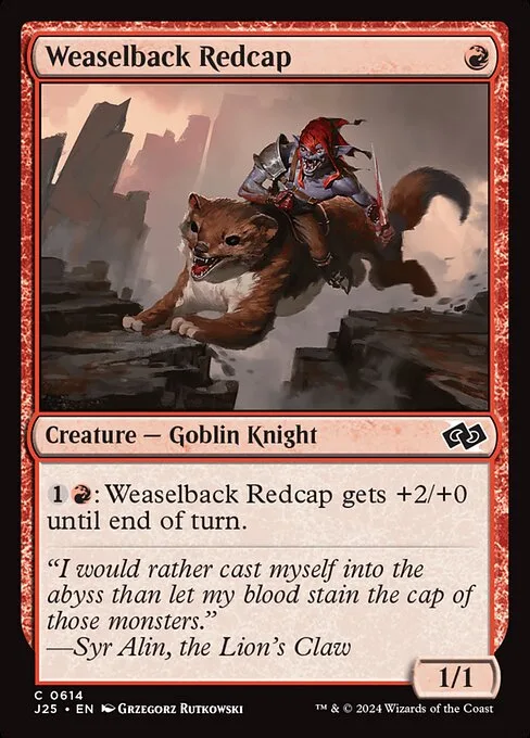 Weaselback Redcap · Foundations Jumpstart 614/779
