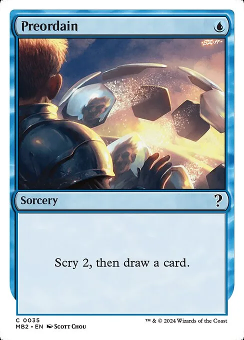 Preordain · Mystery Booster 2 35/385