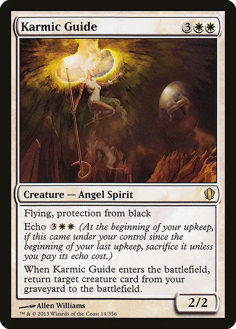 Karmic Guide · Commander 2013 14/356