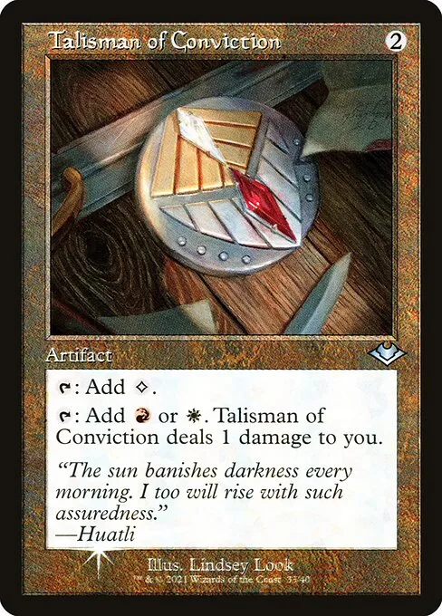 Talisman of Conviction · Modern Horizons 1 Timeshifts 33/40