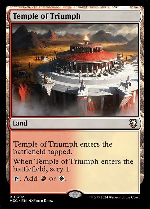 Temple of Triumph · Modern Horizons 3 Commander 392/398