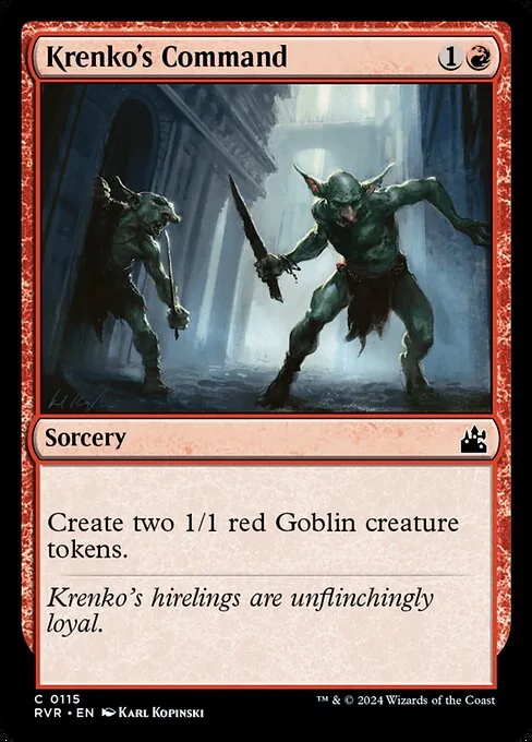 Krenko's Command · Ravnica Remastered 115/531