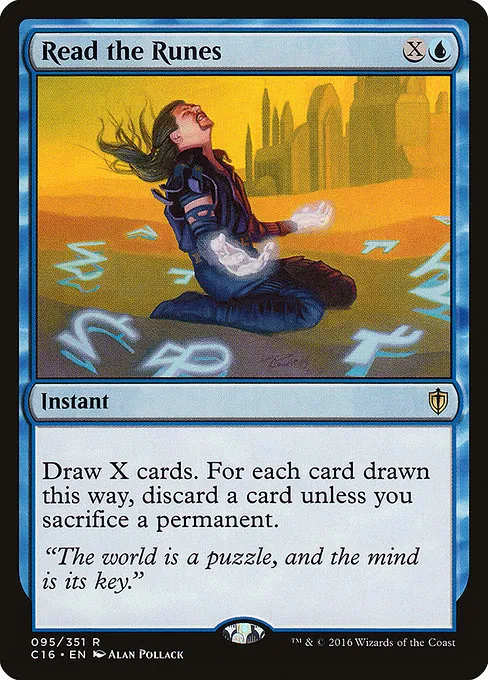 Read the Runes · Commander 2016 95/351