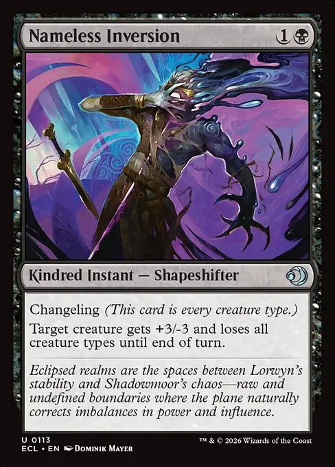 Nameless Inversion · Lorwyn Eclipsed 113/408