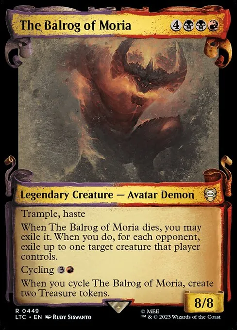 The Balrog of Moria · Tales of Middle-earth Commander 449/591