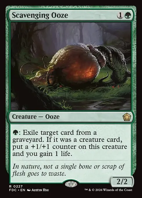 Scavenging Ooze · Foundations Commander 227/3