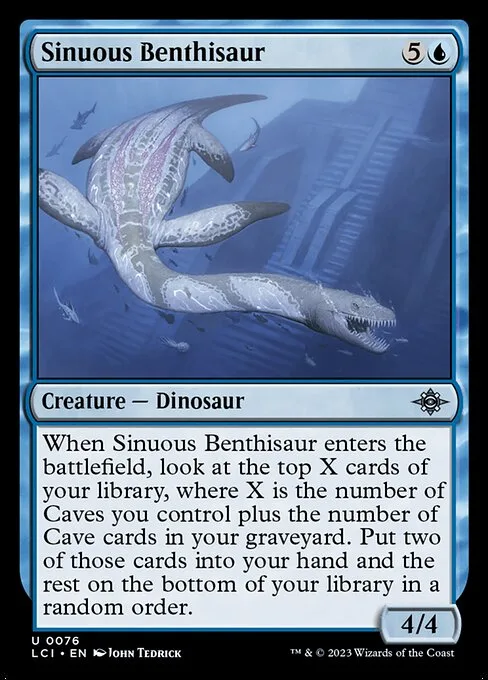 Sinuous Benthisaur · The Lost Caverns of Ixalan 76/416