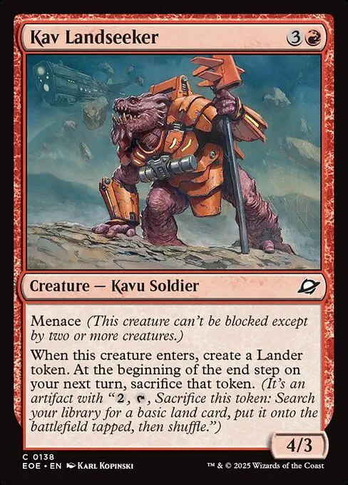 Kav Landseeker · Edge of Eternities 138/400