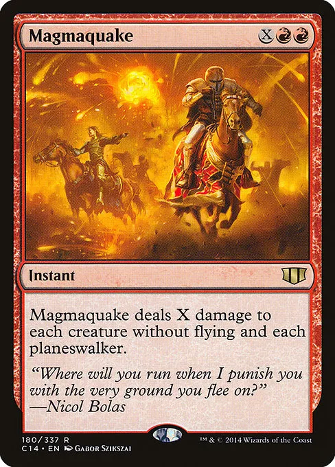 Magmaquake · Commander 2014 180/337
