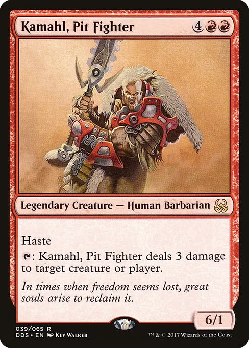 Kamahl, Pit Fighter · Duel Decks: Mind vs. Might 39/65
