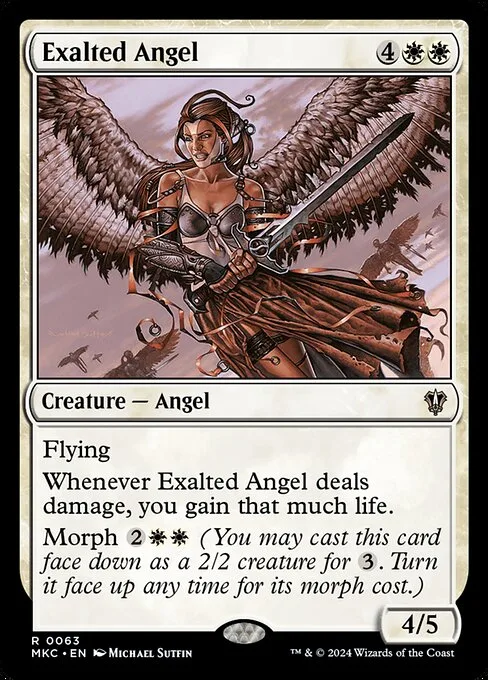 Exalted Angel · Murders at Karlov Manor Commander 63/358