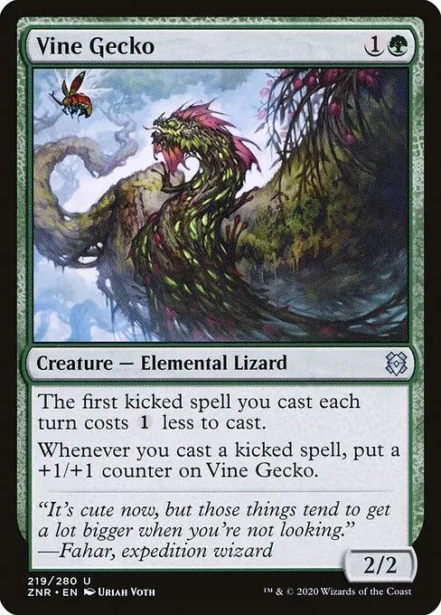 Vine Gecko · Zendikar Rising 219/407