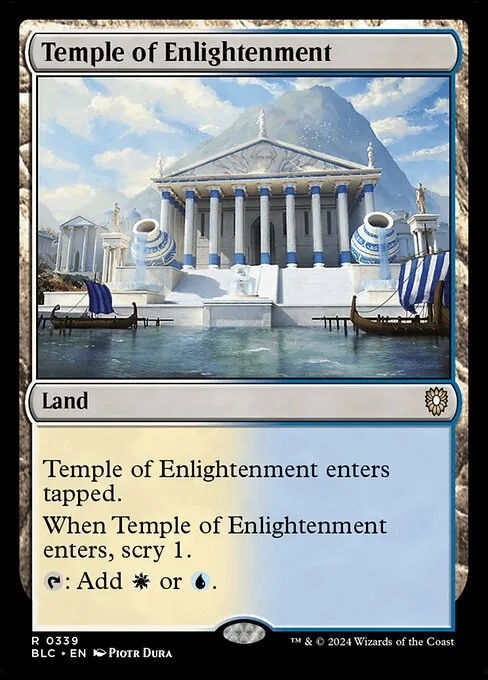 Temple of Enlightenment · Bloomburrow Commander 339/356