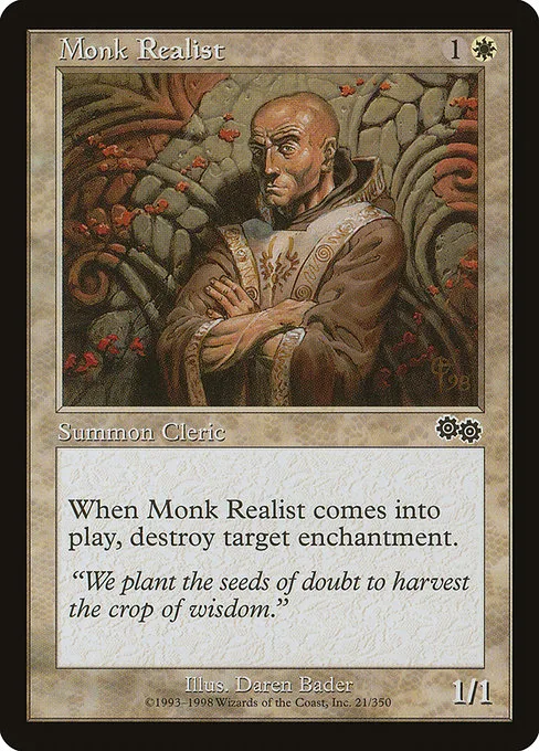 Monk Realist · Urza's Saga 21/357