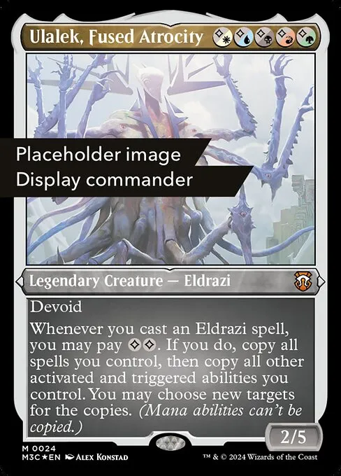 Ulalek, Fused Atrocity · Modern Horizons 3 Commander 151/398