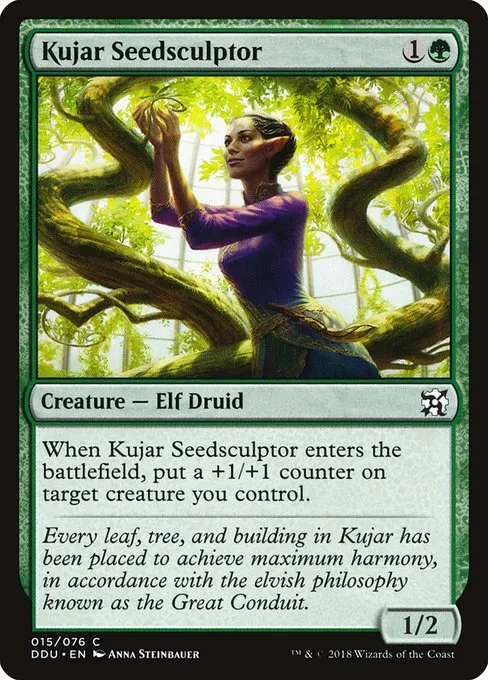 Kujar Seedsculptor · Duel Decks: Elves vs. Inventors 15/76