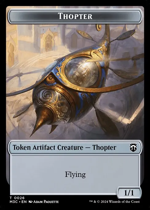 Thopter · Modern Horizons 3 Commander Tokens 26/28