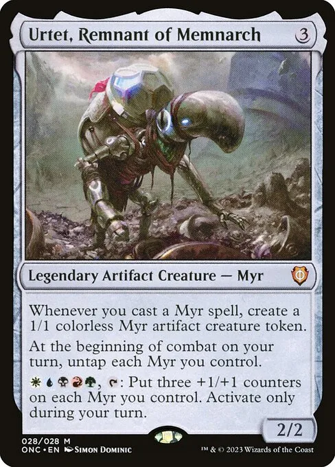 Urtet, Remnant of Memnarch · Phyrexia: All Will Be One Commander 28/174